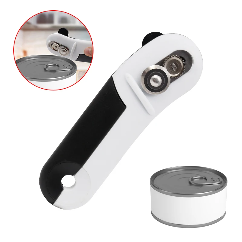 2022 New arrival kitchen gadget accessories custom color multifunction safe cut edge can opener