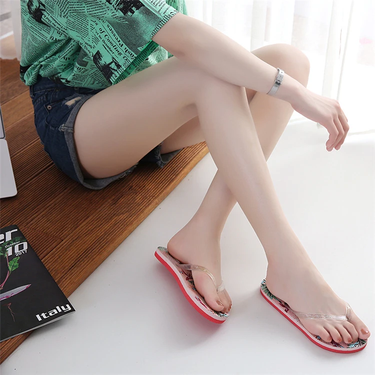 Summer Beach Custom Logo Wholesale Casual Comfortable House Indoor Outdoor Womens Flip-Flops Slipper Flip Flops Women