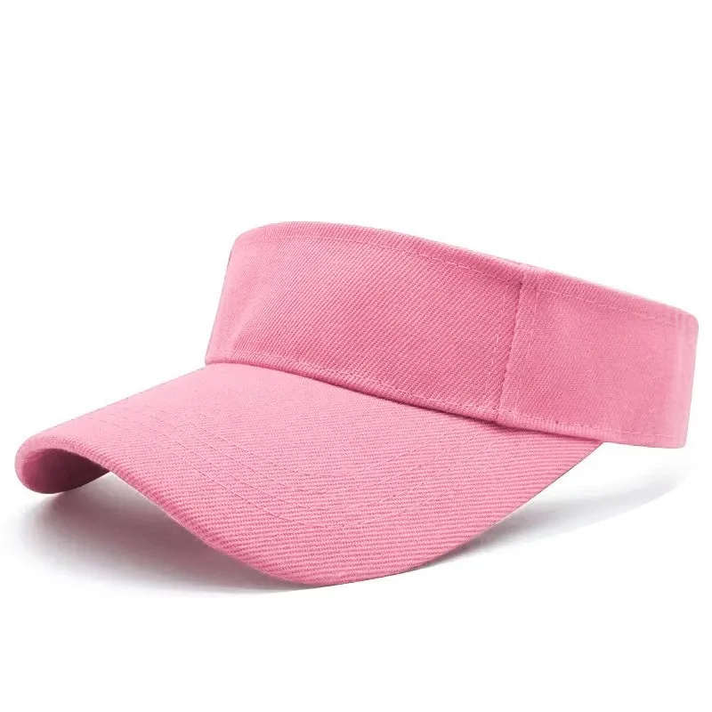 Factory Directly Supply Custom Printed Logo Polyester Visor Hat Sun Visors Caps