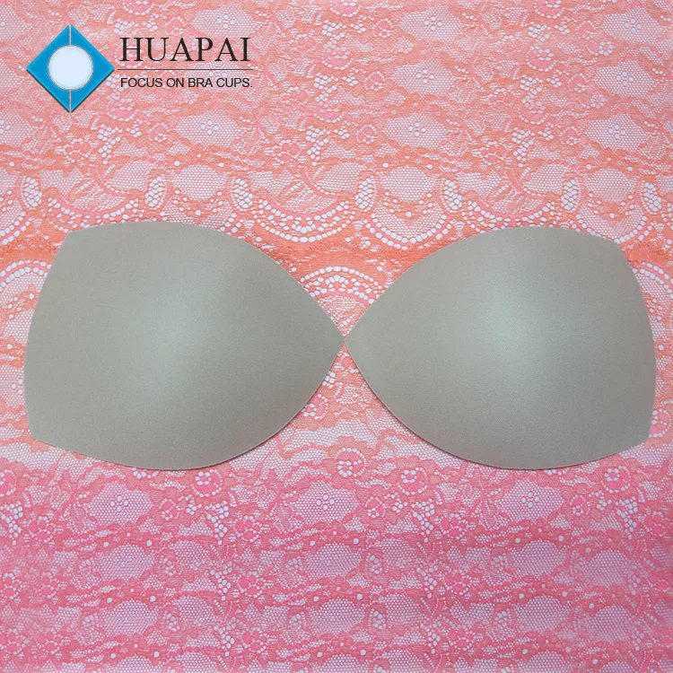 Pass OEKO TEX recycle fabric bra pad Factory price wholesale molded Sports Bra foam cup