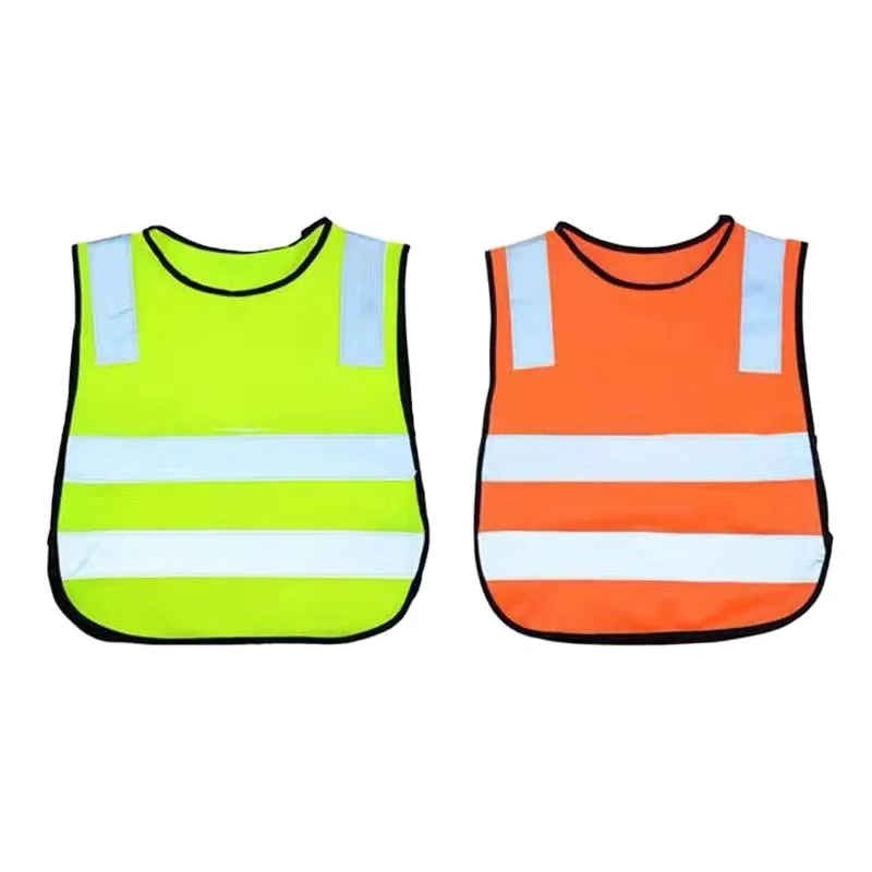 Child Traffic Visibility Water Wholesale Warning Fluorescent Yellow Baby Kids Bike Reflective Safety Vest