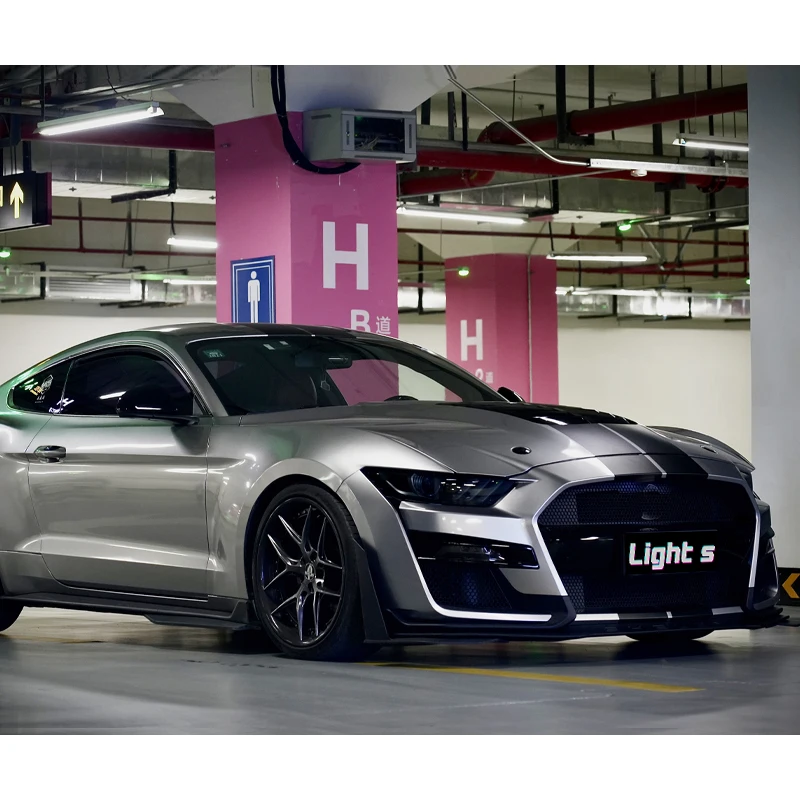 Facelift upgrade PP Material Bodykit Body Kit For FORD MUSTANG 2015-2017 FRONT BUMPER FULL SET