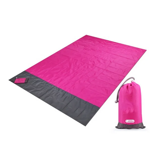 Eco-friendly Orange Large Family Picnic Waterproof Blanket with