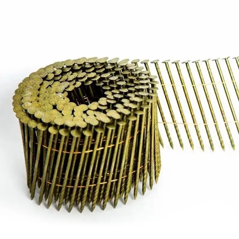 Hot Selling Bulk Coil Nails For Pallets With Good Quality For CN55 CN90 pneumatic tool 2.5x50
