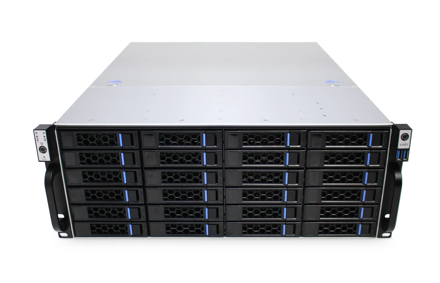 G465-24 4U 12Gb/S Expander Backplane 24Bay 4Pcs Gpu Card Storage Server Case Chassis Enclosure Support Crps Psu Modules