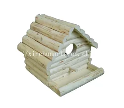 Wholesale unfinished new design wooden bird cages wooden bird house wooden bird nest