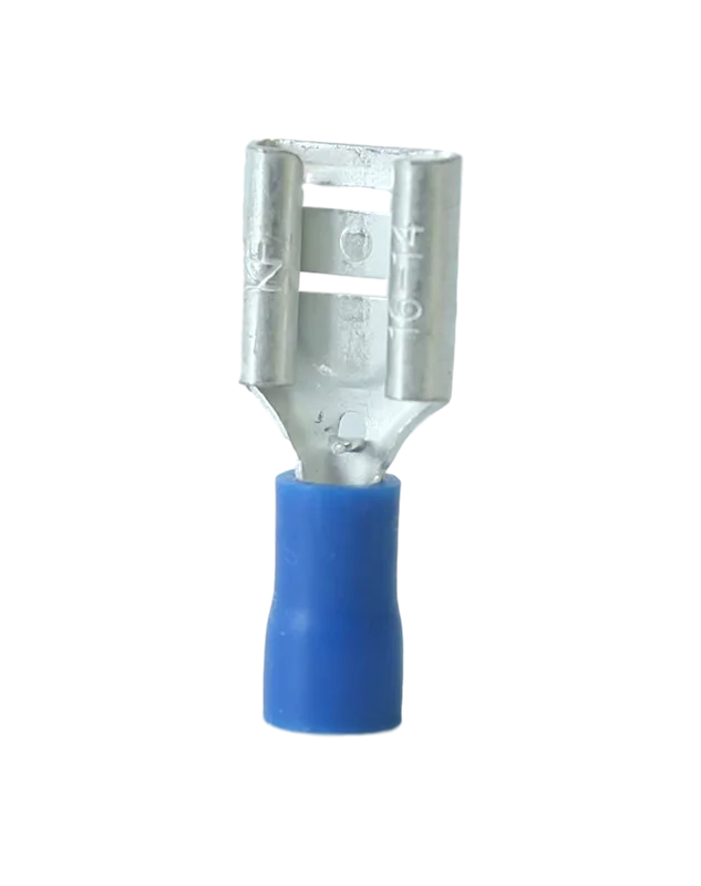 Female Quick Disconnect Vinyl Pvc Insulated Spade Wire Connector Electrical Crimp Terminal Fdd
