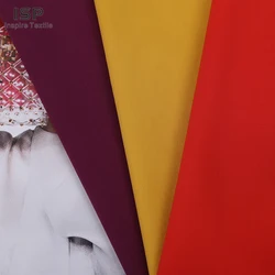 Manufacturer plain solid dyed designer nylon 65%C 32%N 3%S wholesale cotton fabric