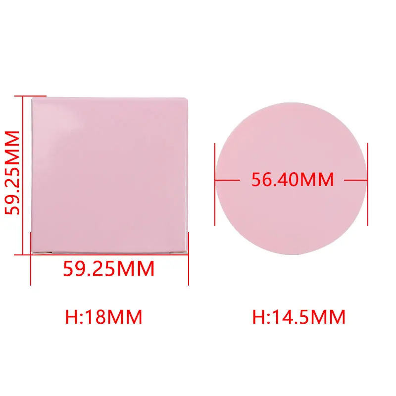 Logo Printing Pink Package Pressed Powder Matte Blush Single Private Label Compact Blusher