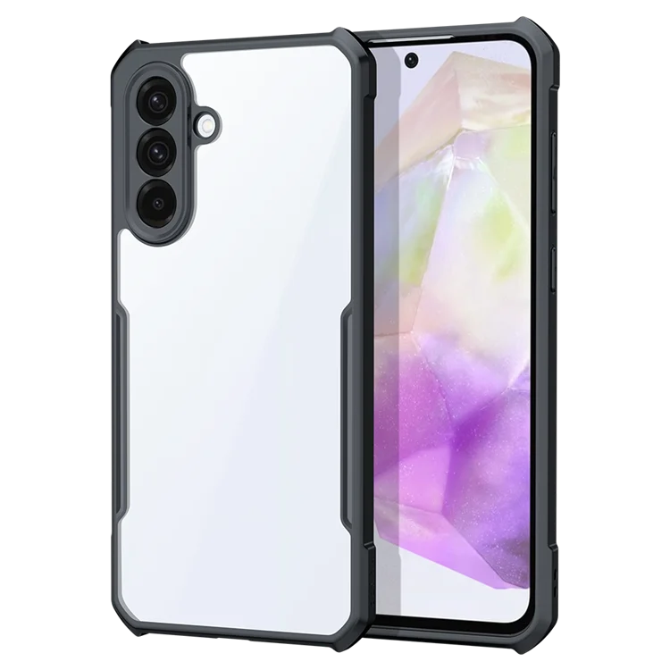 Высокое качество 4 угла анти-падение черный ТПУ бампер прозрачный акриловый жесткий чехол для телефона Samsung Galaxy A36