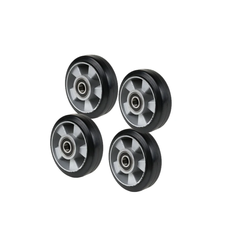 4 5 6 7 8 дюймов, лидер продаж, производитель, оптовая продажа, серый высококачественный синтетический каучук, колесо для активного отдыха