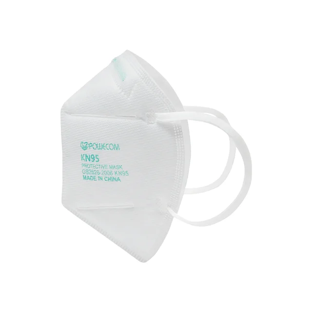  1 POWECOM gb2626-2006 KN95 facemask нетканые лучшие ffp2 ce маска для лица 4ply анти-загрязняющая оптом
