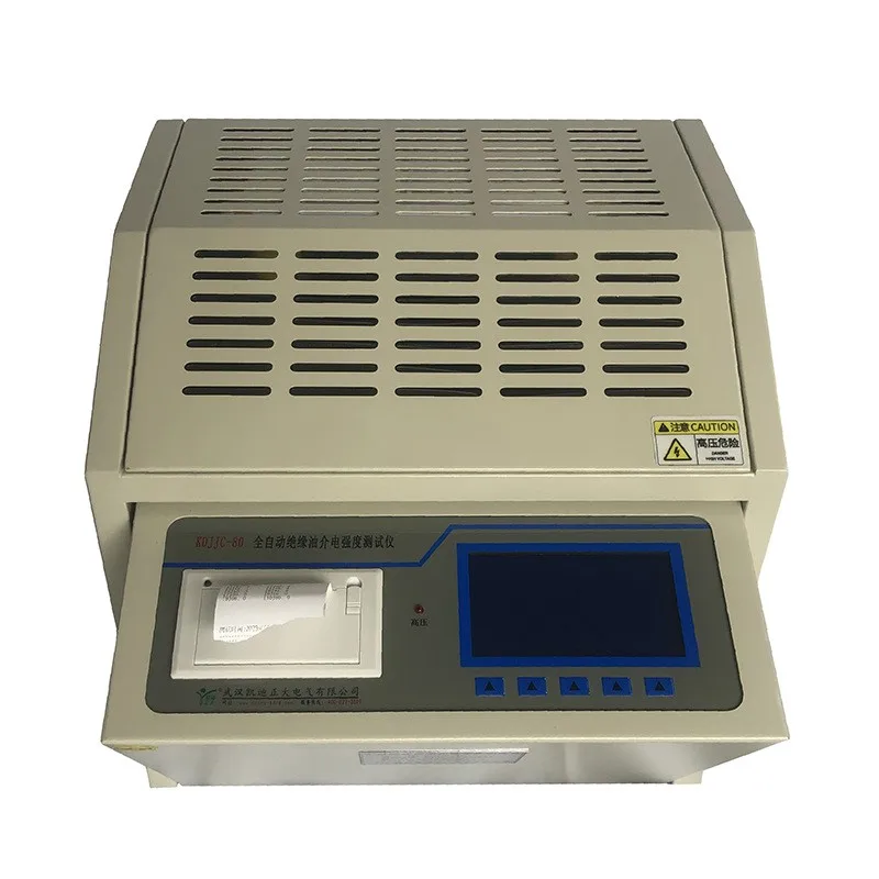 Automatic insulating oil dielectric strength tester 80kV Transformer Oil Breakdown Voltage BDV Testeing Product