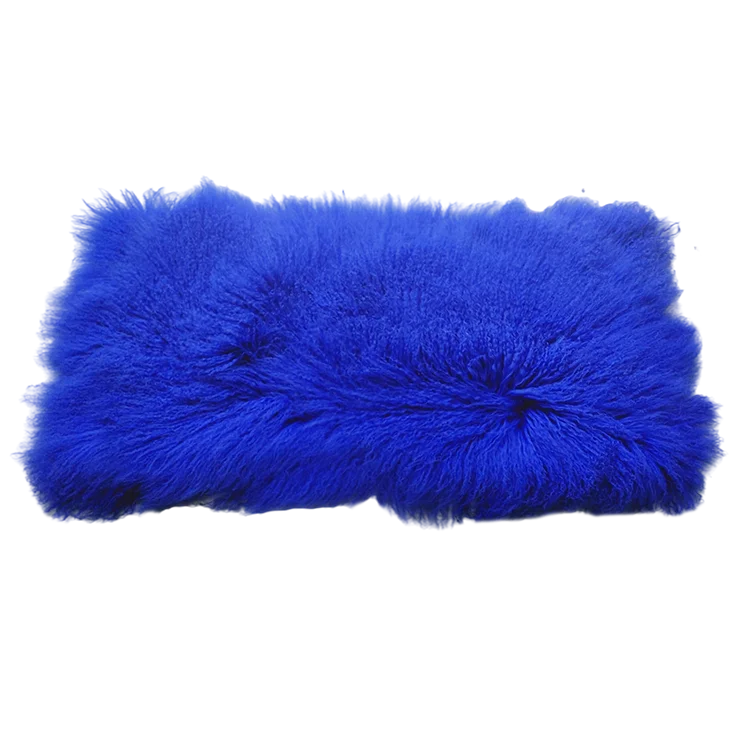 High Quality Long Hair Mongolian Lamb Fur plate