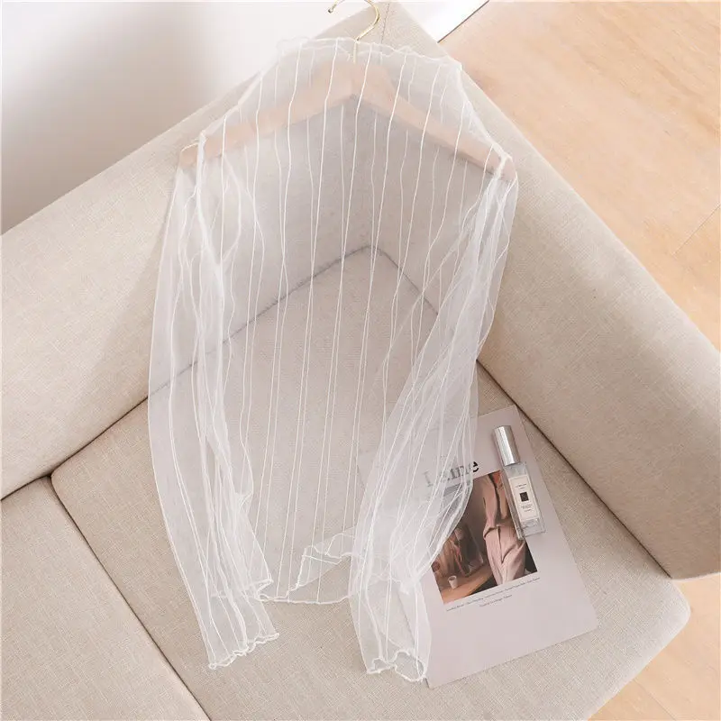  Camisas прозрачные дельгадас para mujer blusas elegantes de стиль coreano informales ajustadas cuello alto Соблазнительные