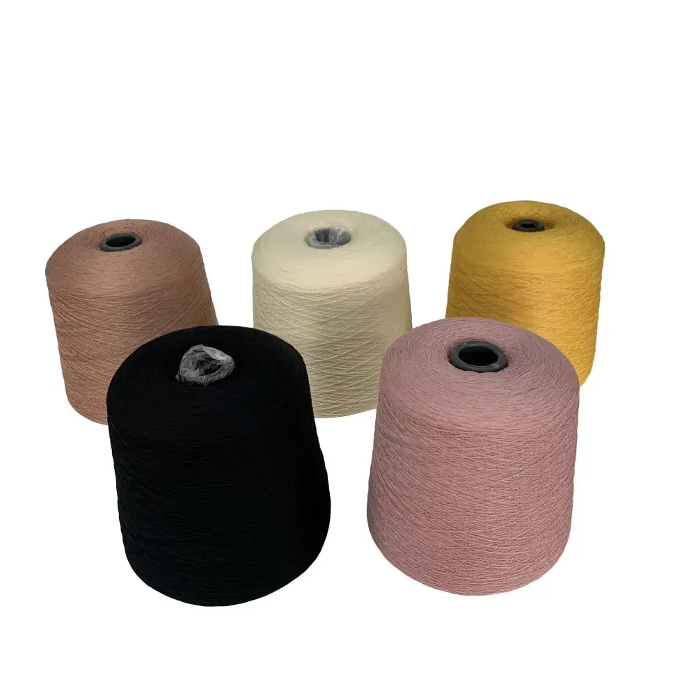 cool feeling blended rayon nylon crochet 2 ply summer sweater yarns