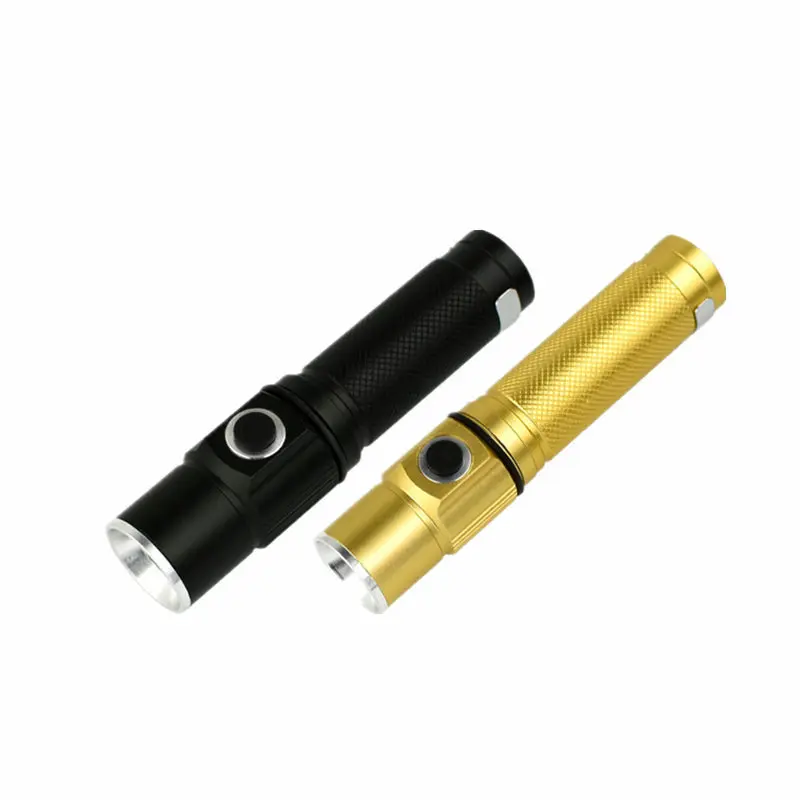 Manufacturer LED prime focus mini flashlight t6XPE wholesale outdoor long-range lighting aluminum alloy middle charging