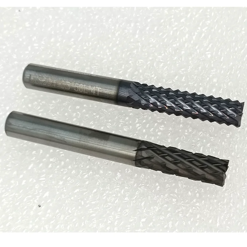 Diamond Coated Multi Teeth End Mills Milling Cutter for carbon Fiber wood graphtec engraving