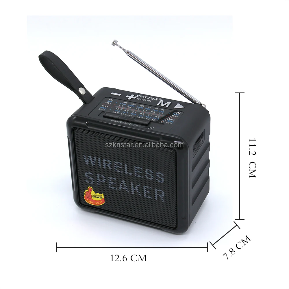 Fepe Wireless Speaker with AM FM SW 3 bands MP3  radio 9026BT-S