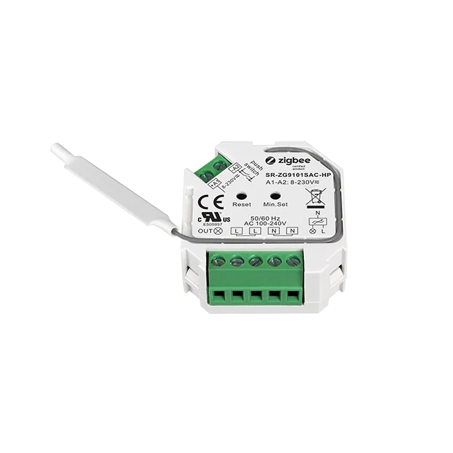 Диммер ZigBee с фазой переменного тока поддерживает резистивные нагрузки и емкостные