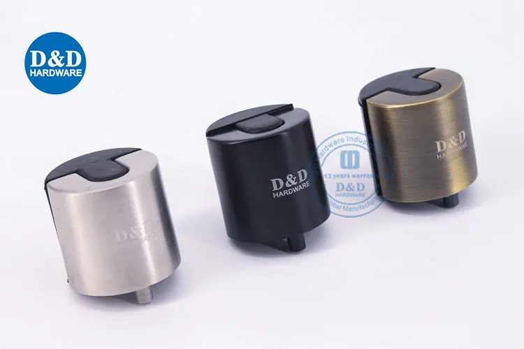 Stainless steel 304/316 high tall height column shape floor mounted rubber door stop for middle east