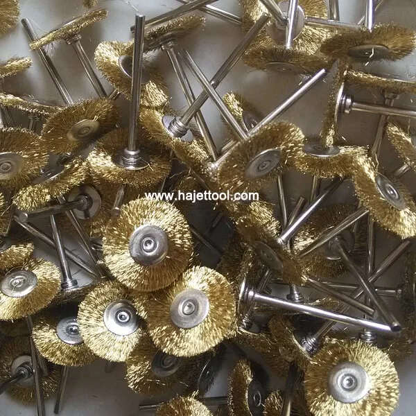 High Quality Jewellery Wire Polishing Wheels Jewelry Polishing Tool Mounted Brass Wire Brush