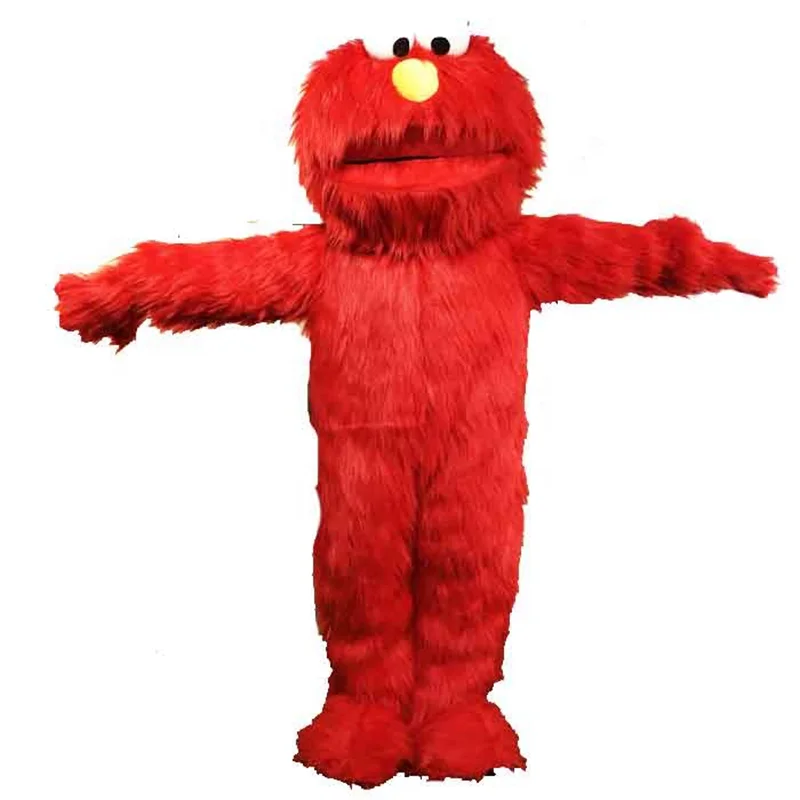 Running Fun CE best design elmo adult mascot costume, red elmo monster mascot costume for sale