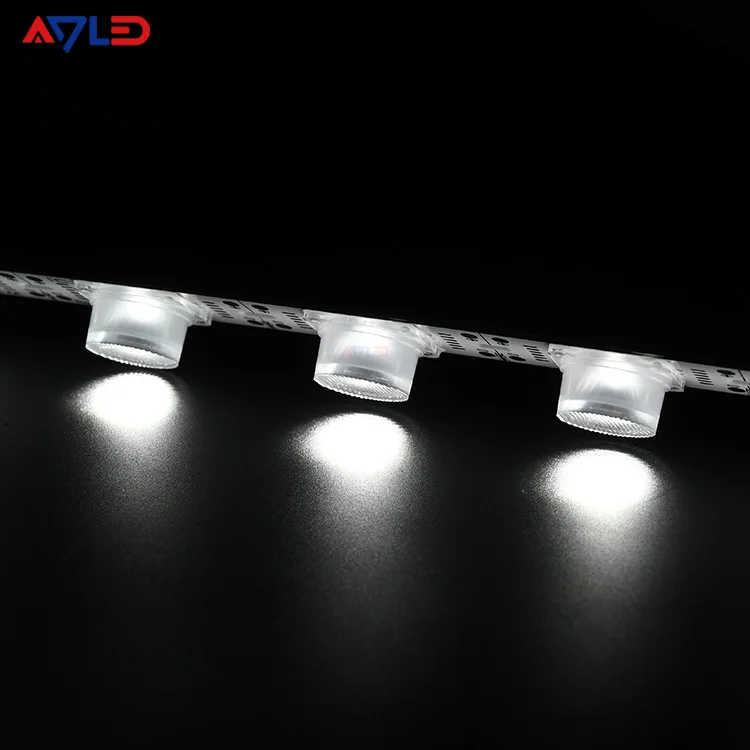 High bright lightbox edgelit 3000k 6500k 12v 24v  led strip light 18leds/m 28.8w for double side SEG light box