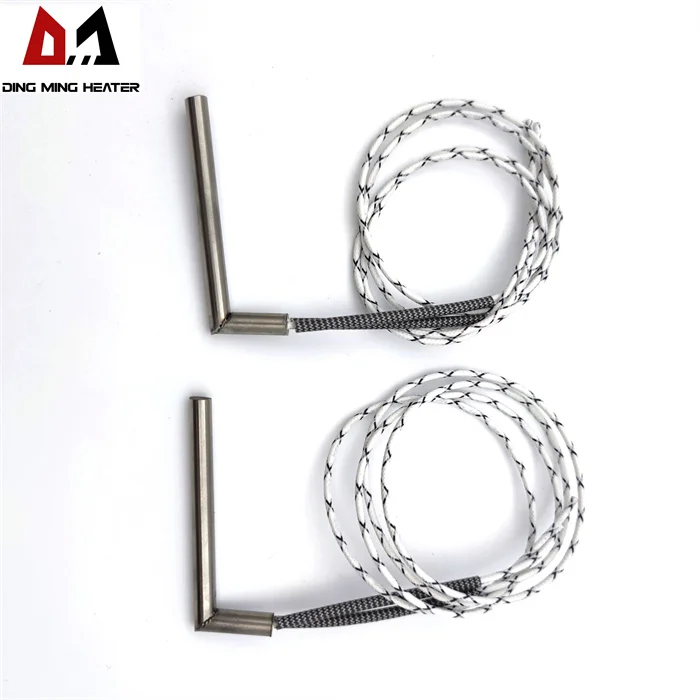 L Type Heating Tube Resistance Heater Single Head Cartridge Heater