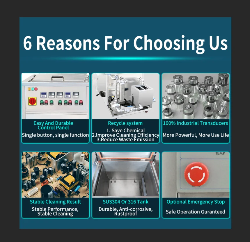 21600W Digital Five Tanks DPF Filter Engine Parts Industrial Ultrasonic Cleaner Guangzhou With 960L Capacity