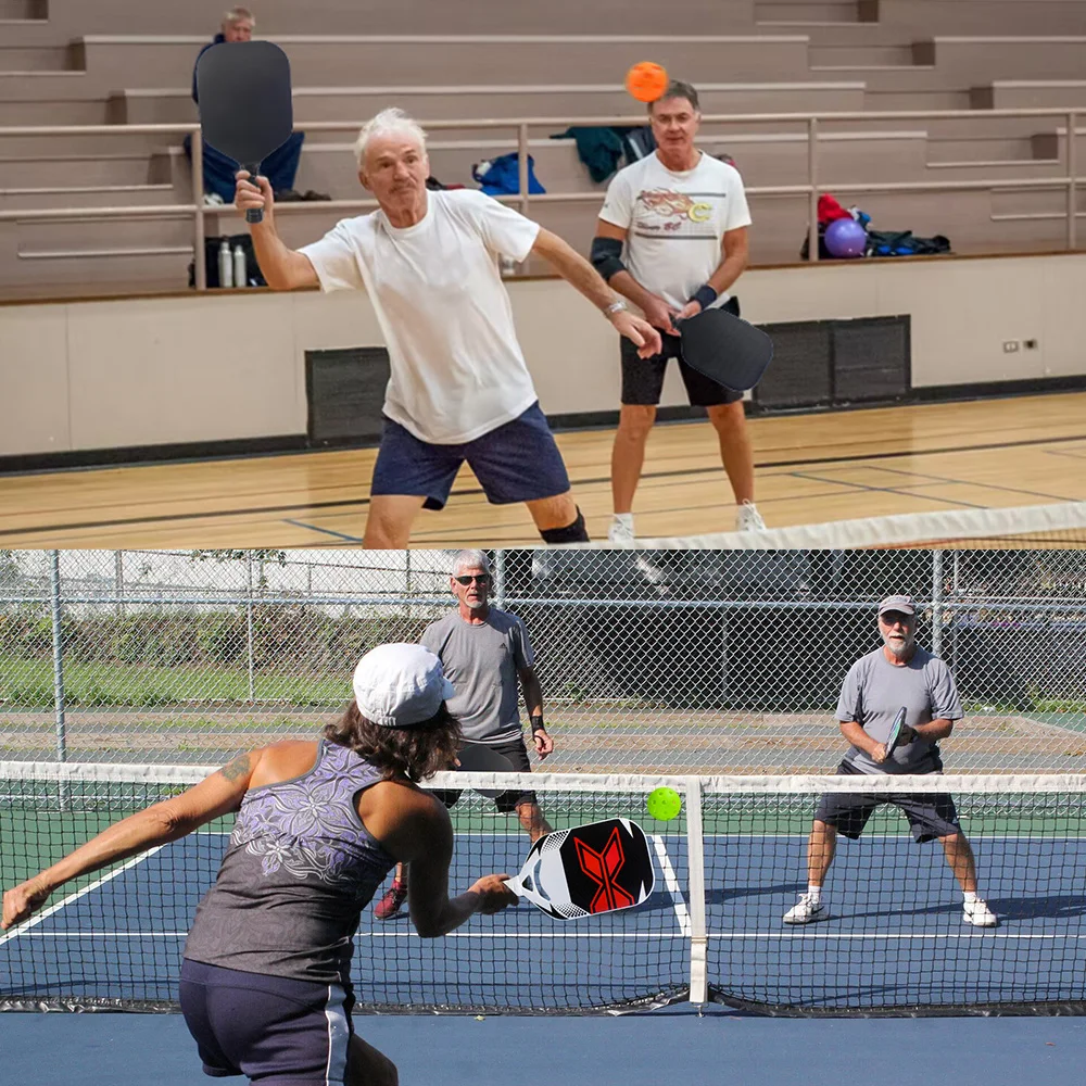 High Quality Integrated Molding Carbon Fiber Pickleball Paddle Thermoformed Pickle Ball Racquet Friction Surface