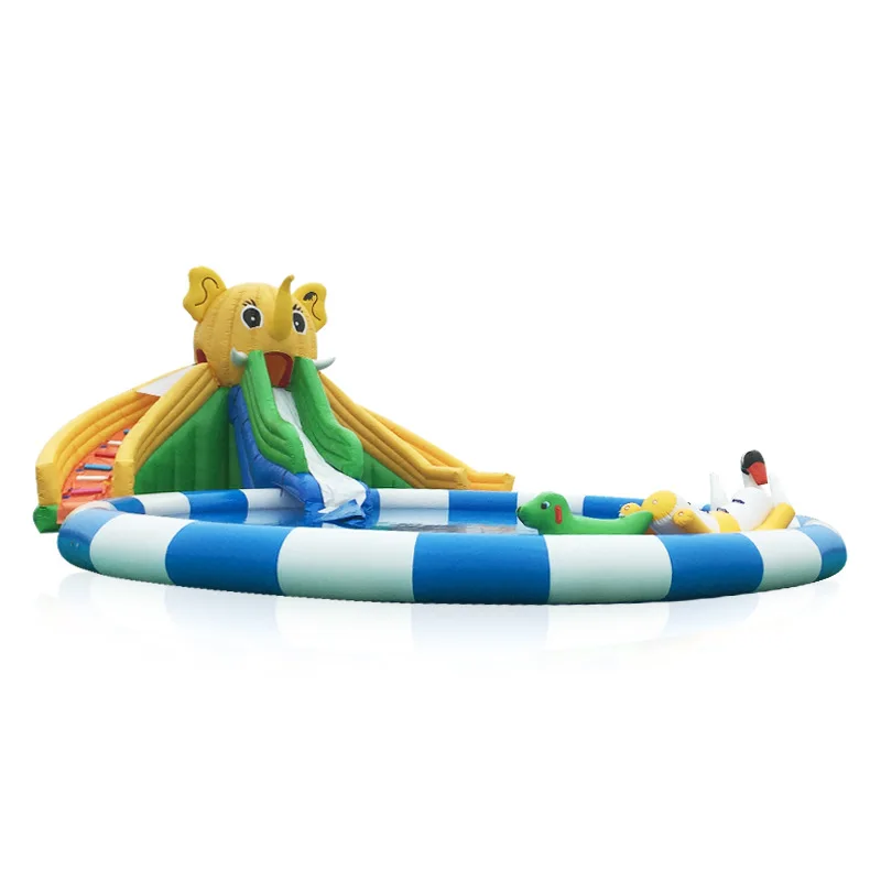 Chinese Factory Hot Sale  inflatable swimming pool with slide swimming pool large inflatable