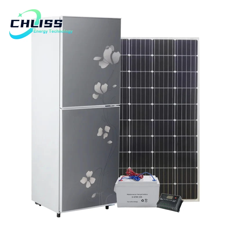 chliss 560l 1280l capacity solar chest freezers inverter hybrid refrigerators solar power deep freezer for frozen chicken
