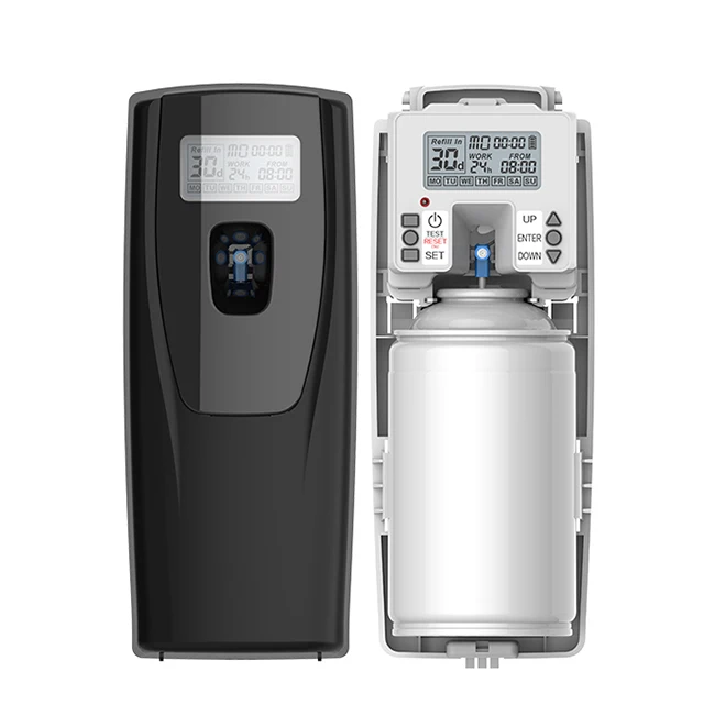 Metered Automatic Spray Air Freshener Dispenser, Programmable LCD Automatic Air Freshener Aerosol Dispenser