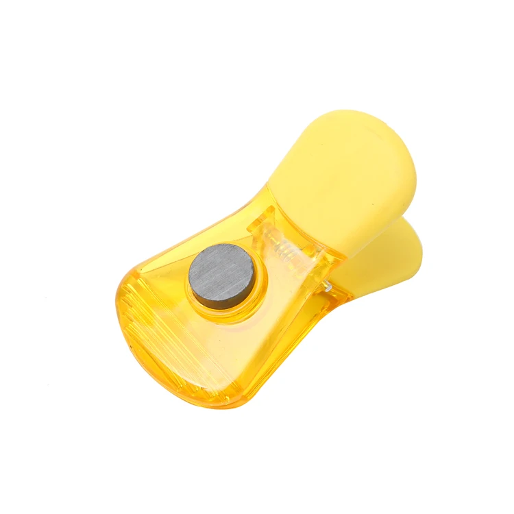 Custom Colorful Plastic Clip Snack Food  Refrigerator Magnets Fridge Magnetic Chip Clip Memo Clip
