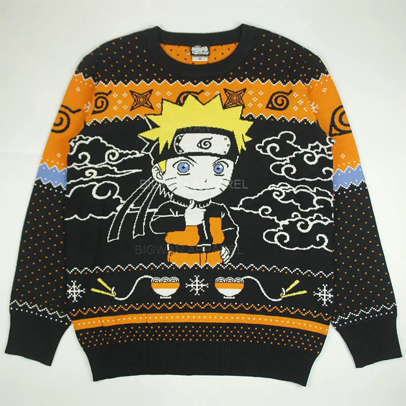 2023 Custom LOGO OEM & ODM men sweaters jacquard pullover knitwear winter acrylic crew neck knitted designer custom knit sweater