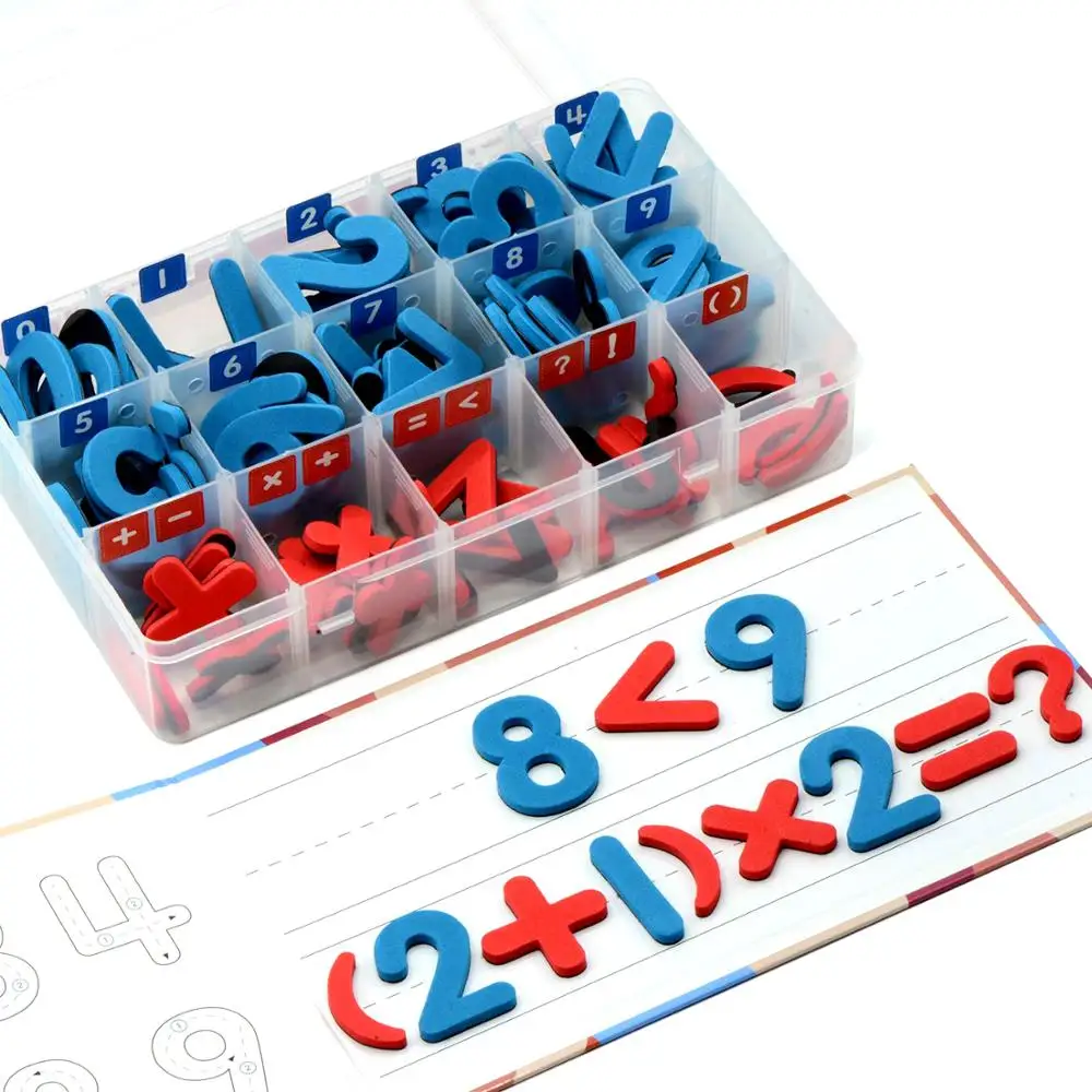 EVA foam magnetic abc alphabet and number teaching and learning toys for toddlers