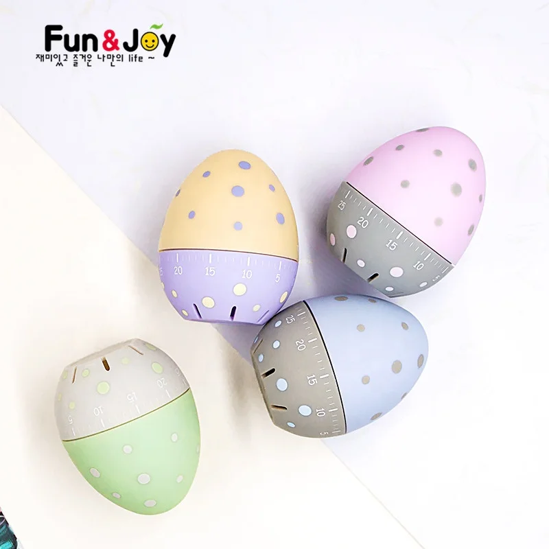 Милый кухонный таймер на 1-60 минут инструменты для приготовления пищи на 360 градусов механический таймер обратного отсчета в форме яйца