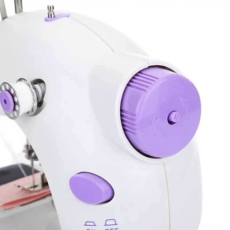 Zogift No MOQ  Mini Sewing Machine Portable Electric Sewing Kit with Dual Speed Double Thread