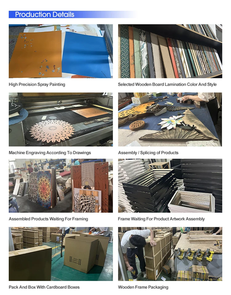 Wholesale Modern Picture Frame Fish Hotel Artwork Simple Framed 3D Carving Relief Abstract Art Wall Paintings For Home Decor