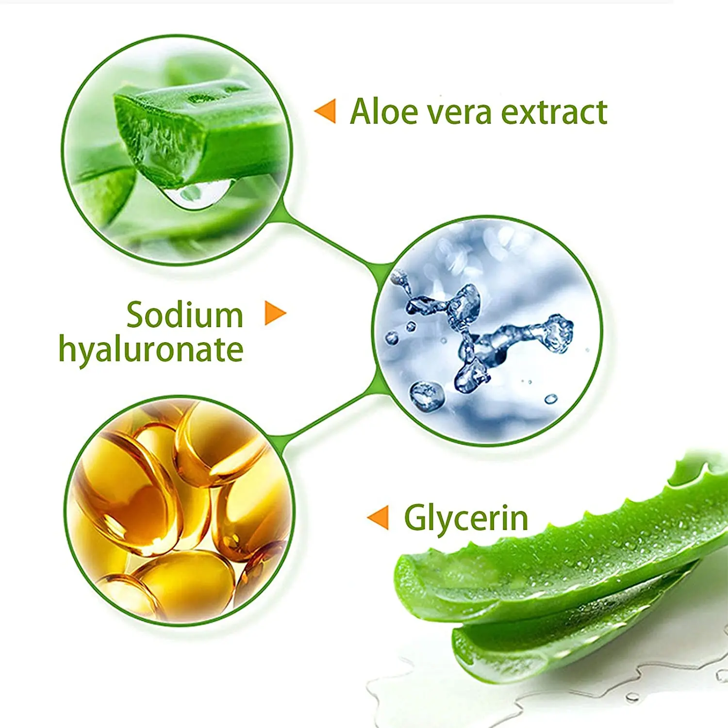 OEM/ODM корейский уход за лицом чистый органический желе Aloevera после солнечного ожога бритье успокаивающий гель с алоэ