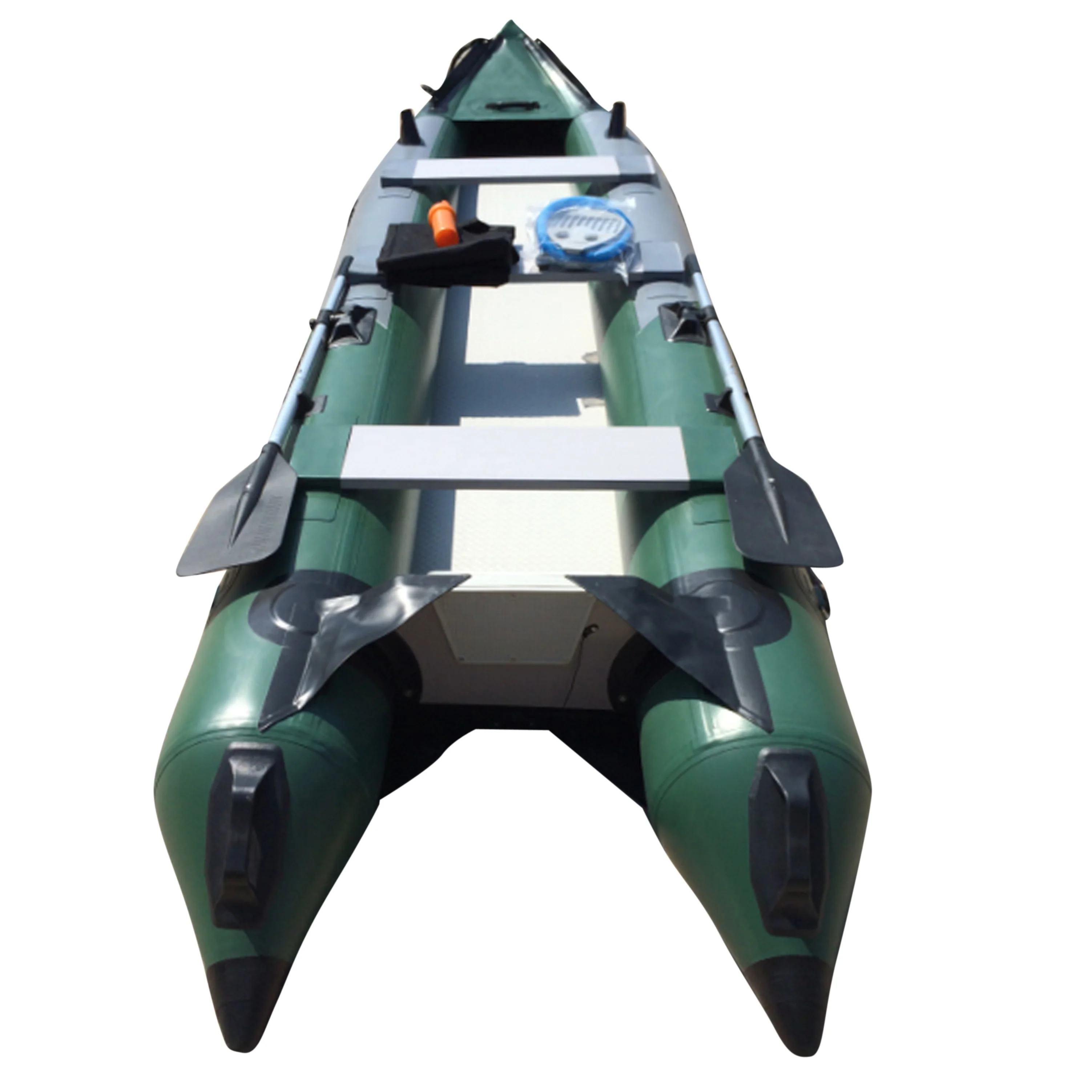 Goethe Goboat CE GTK410 13.4ft Inflatable Fishing Rowing Kayak With Aluminum Boat Seat Kayak Fishing Kayak