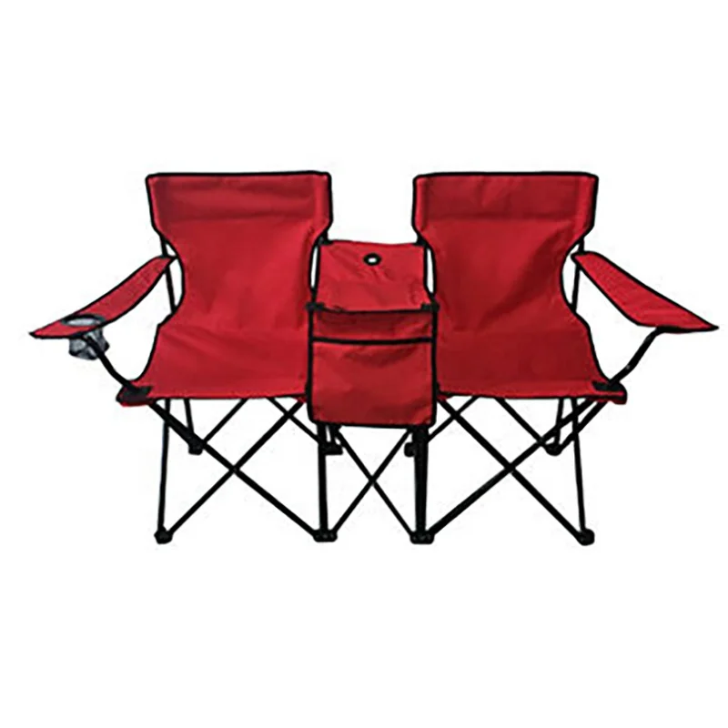 Oversized Camping Outdoor Chair with cooler & Quick folding