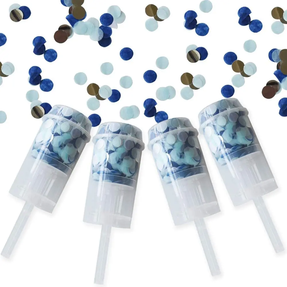 OKAY Push Pop Confetti Poppers for Graduation Gender Reveal