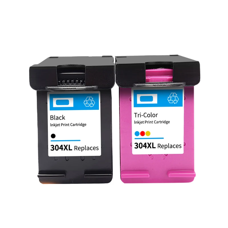 304 XL 304XL Remanufactured Inkjet Printer Ink Cartridge Compatible for HP Deskjet 3720 3730 Envy 5032 5530 Printer