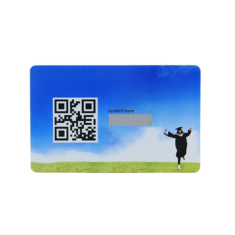 Pvc Barcode Card Barcode Scratch Card Barcode Invitation Card