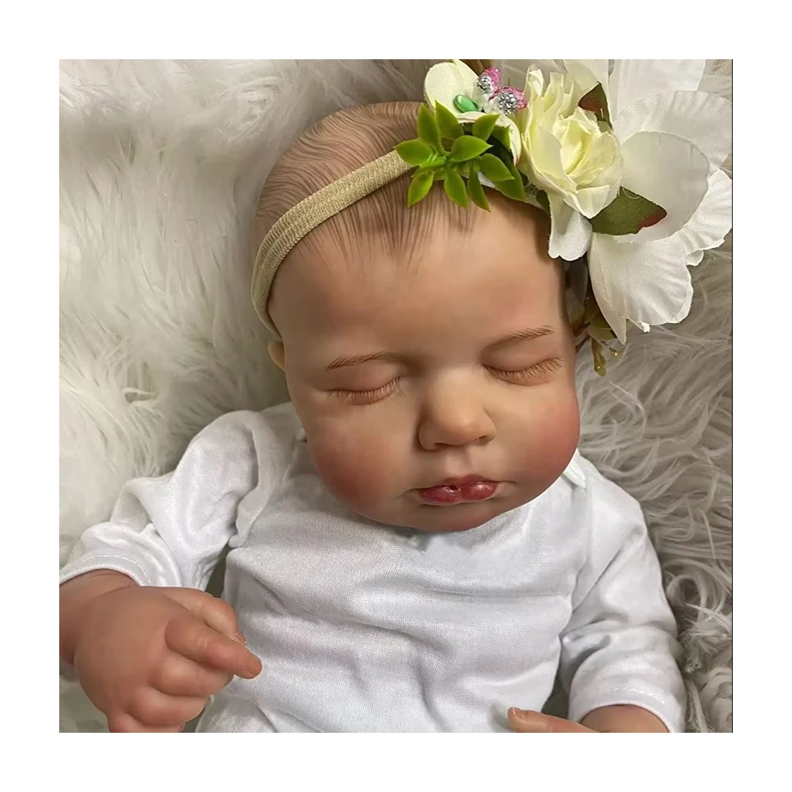 New Realistic Princess Real Pretty Baby Soft Free Solid Gir Plastic Look Like Real Bebe Reborn Menina