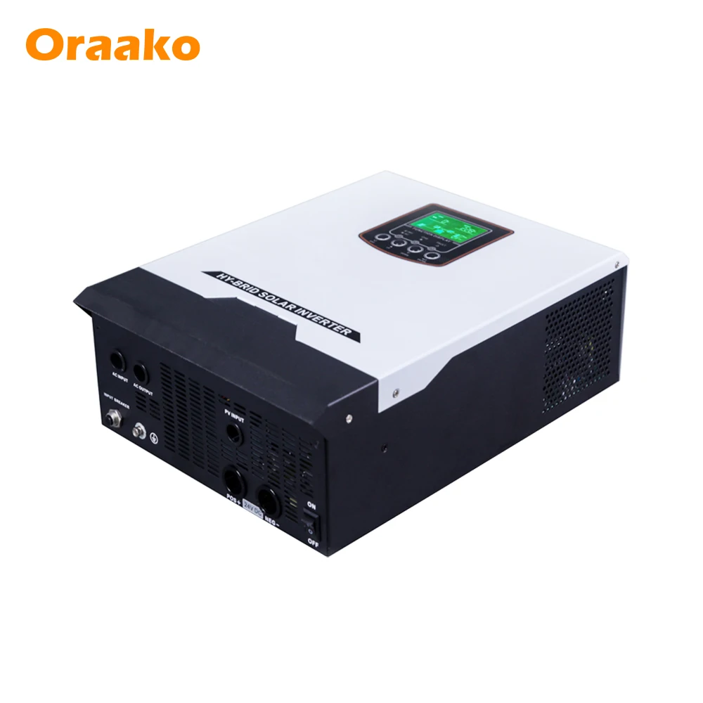 Oraako 1000W 3Kw 15Kw Custom Hybrid Solar Panel 100A Hybrid Solar System Inverter That Can Work Without Batteries Turkey