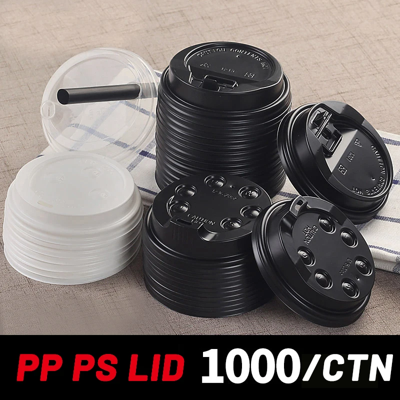 PS cuo lid 62/78/80/90mm Wholesale Take Away Disposable Coffee Cup Blister PS PP Cup Lid