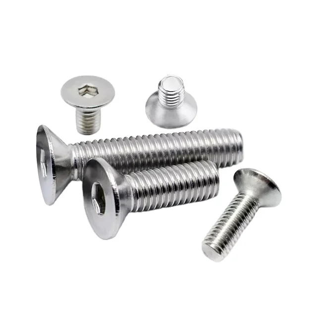 DIN 7991 Stainless Steel Countersunk Head Hexagon Socket Screw Flat Machine Bolt Flat Head Hexagon Socket Bolt